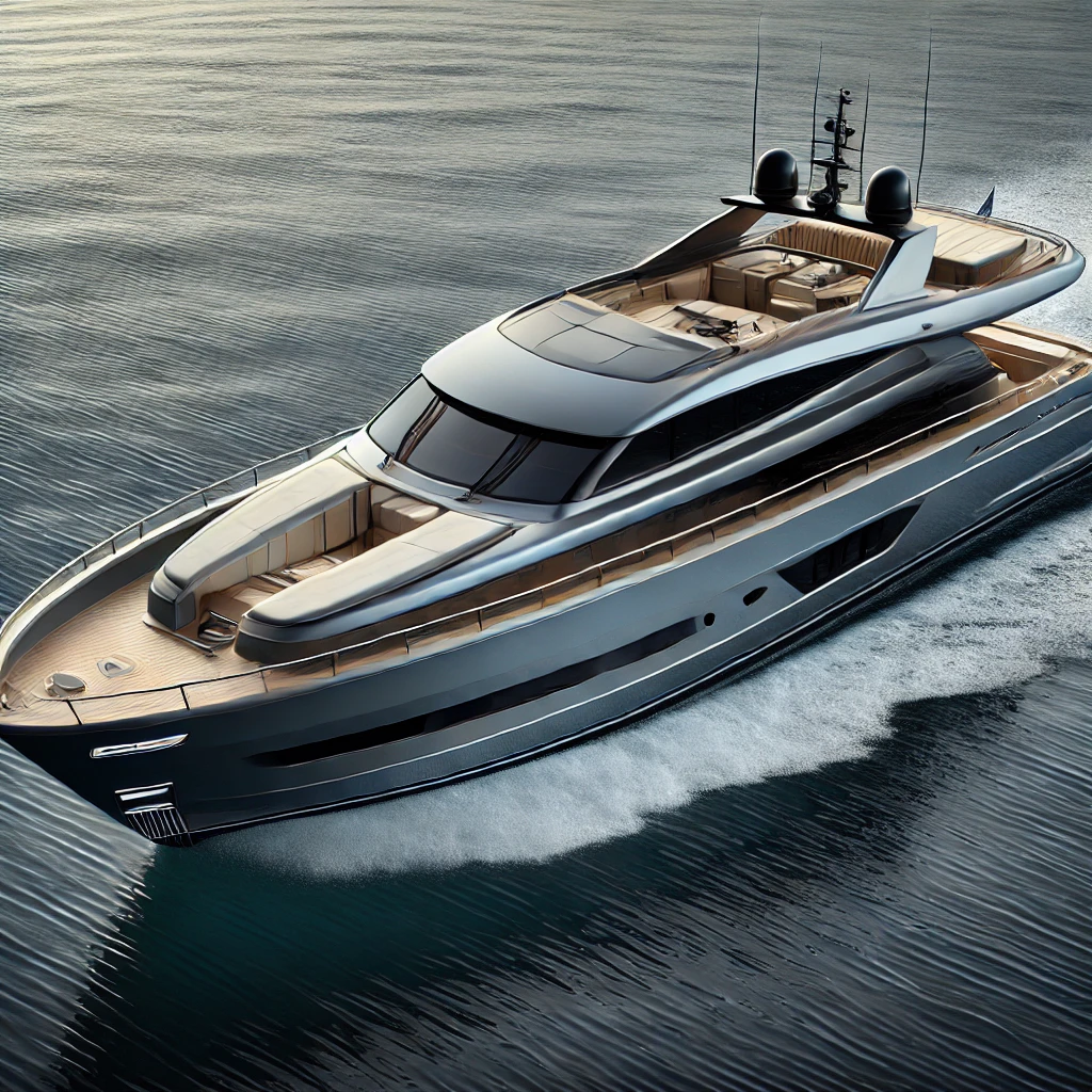 A motor yacht